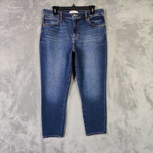 Abercrombie & Fitch Jeans Women 32/14 Blue Super Skinny High Rise Denim Stretch